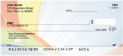 Windsurfing Abstract Personal Checks | ZSPO-60