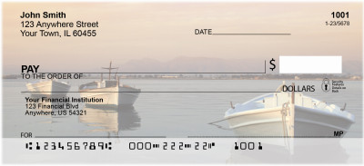 Vintage Boats From Around The World Personal Checks | ZTRA-41