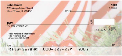 Christmas - Candy Cane Christmas Personal Checks | ZXMS-24