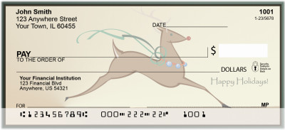 Christmas Reindeer Personal Checks | ZXMS-27