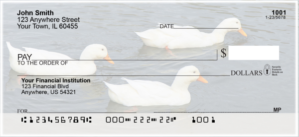 Ducks Personal Checks | ANI-30
