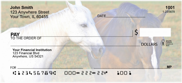 Horses Personal Checks | ANJ-33