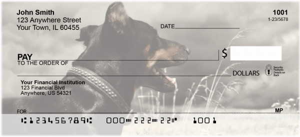 Doberman Personal Checks | ANK-57