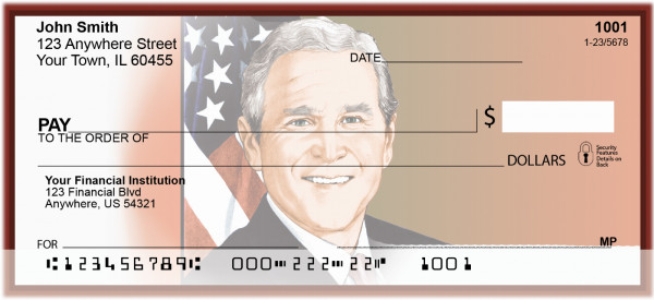 George W. Bush Personal Checks | BBA-38