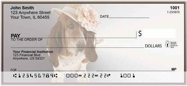 Basset Hound Fantasy Personal Checks | BBA-82