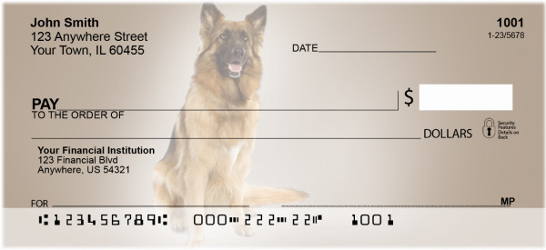 Belgian Shepherds Personal Checks | BBA-84