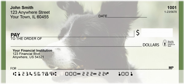 Border Collies Personal Checks | BBA-86