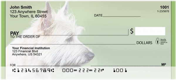 Cairn Terriers Personal Checks | BBA-91