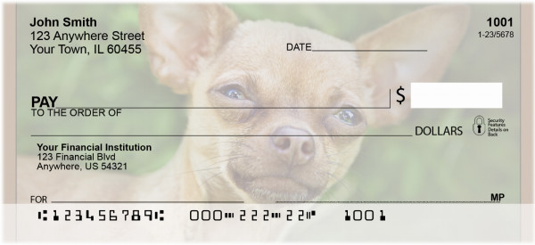 Chihuahua Mania Personal Checks | BBA-92
