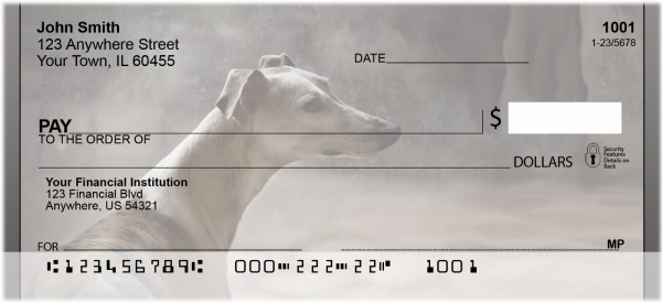 Graceful Greyhounds Personal Checks | BBA-99