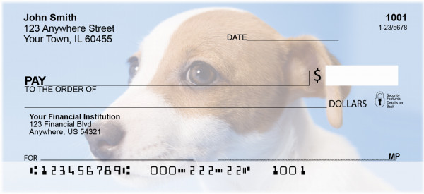 Jack Russell Puppy Love Personal Checks | BBB-04