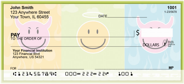 Angel Or Devil Personal Checks | BBB-61