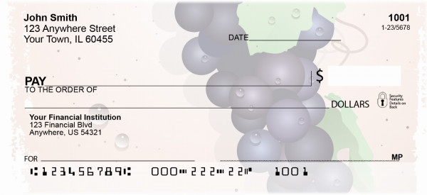 Dewey Grapes Personal Checks | BBB-91