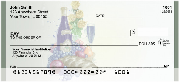 Table Wines Personal Checks | BBC-09