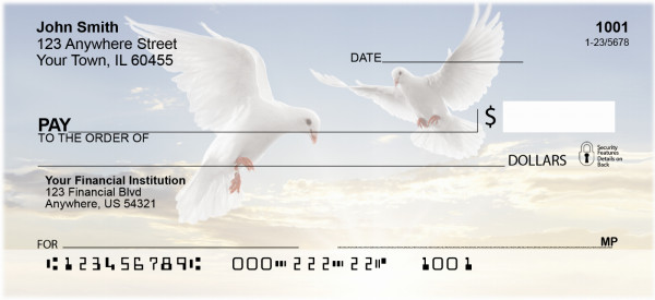 On The Wings Of A Dove Personal Checks | BBC-59