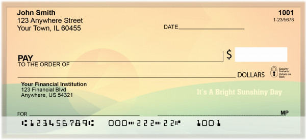 Sunshiny Days Personal Checks | BBC-60