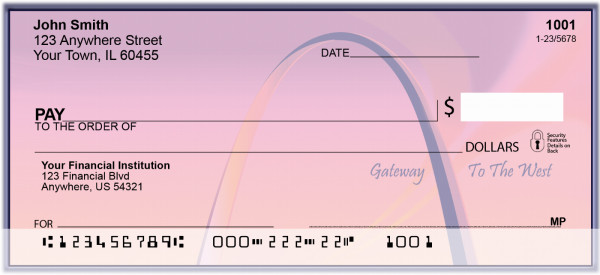 Gateway To The West Personal Checks | BBC-79