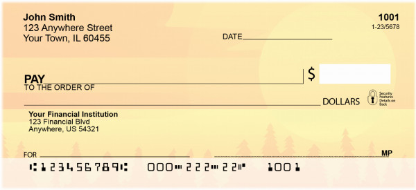 Golden Sun Daze Personal Checks | BBC-86