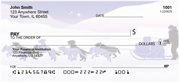 Dog Sledding Personal Checks | BBC-95