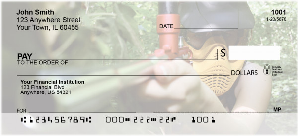 Paintball Wars Personal Checks | BBD-06