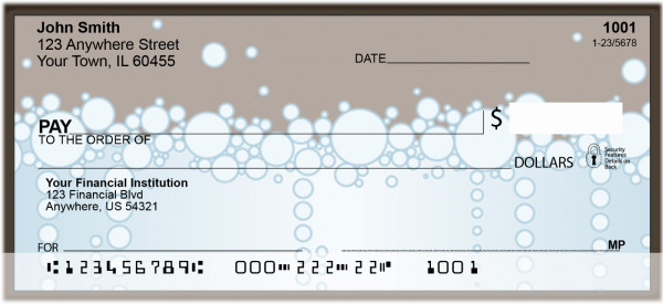 Bubbly Celebrations Personal Checks | BBD-21