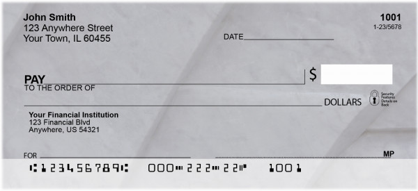 Carved In Stone Personal Checks | BBD-25
