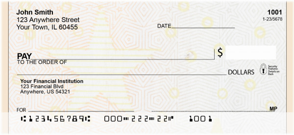 Star Crazed Euros Personal Checks | BBD-36