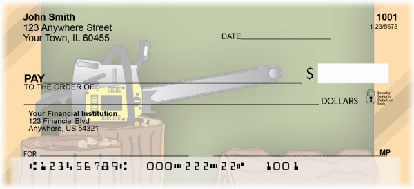 Behind The Woodpile Personal Checks | BBD-45