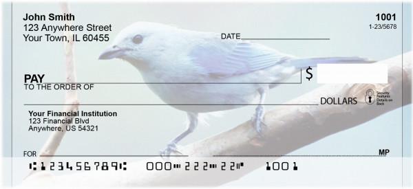 Blue Birds Personal Checks | BBD-67