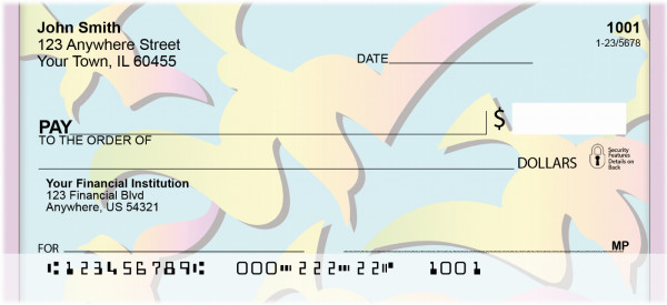 Rainbow Birds Personal Checks | BBD-81