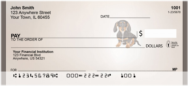 Dachshund Daze Personal Checks | BBD-91