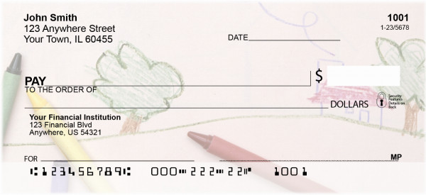Color The World With Love Personal Checks | BBE-40