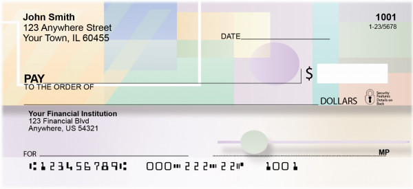 High Tech In Technicolor Personal Checks | BBE-57