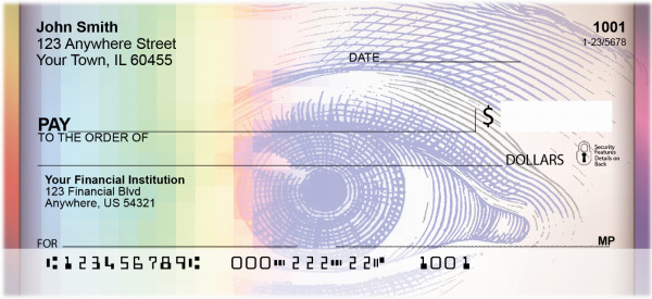 Rainbow Eyes Personal Checks | BBF-25