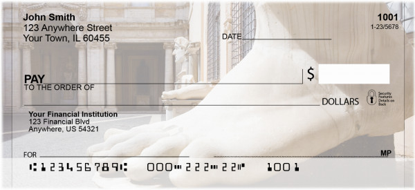 Foot Sculpture Palazzo del Conservatiori Personal Checks | BBF-30