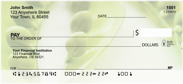 Two Peas In A Pod Personal Checks | BBF-60