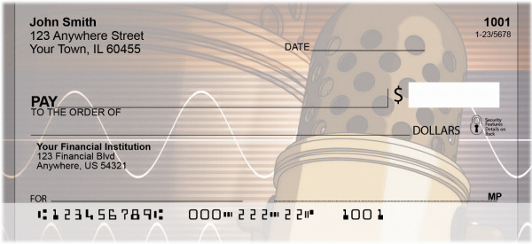 Microphone Madness Personal Checks | BBF-89
