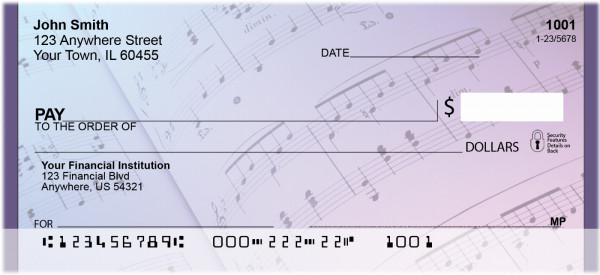 Moods Of Music Personal Checks | BBF-90