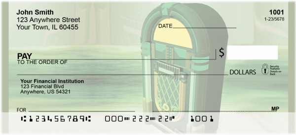 Music In Retro Personal Checks | BBF-91