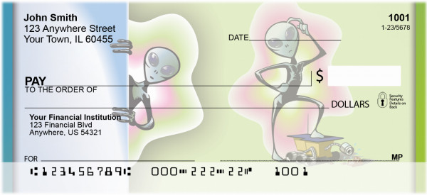 Alien Spies Personal Checks | BBG-05
