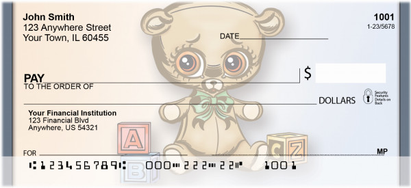 Teddy Bear ABC's Personal Checks | BBG-20