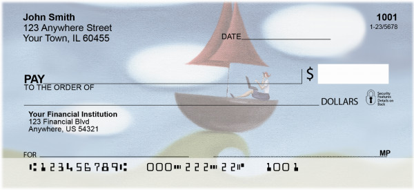 Riding The Wave Personal Checks | BBG-47