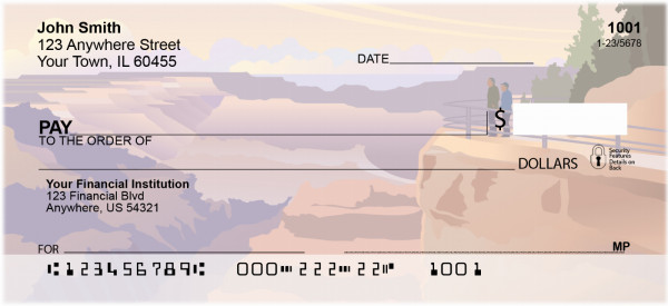 Majestic Grand Canyons Personal Checks | BBG-74