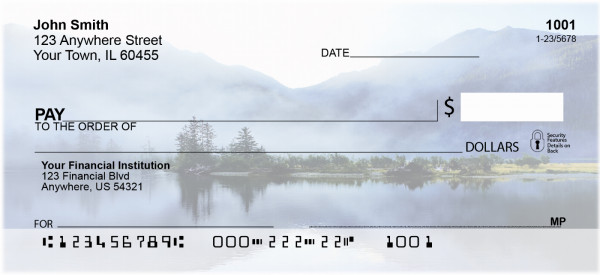 Mountain Mornings Personal Checks | BBG-76