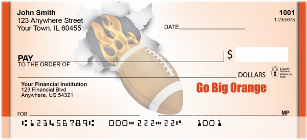 Go Big Orange Personal Checks | BBH-05