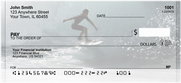 Hawaii Surfing Personal Checks | BBH-36