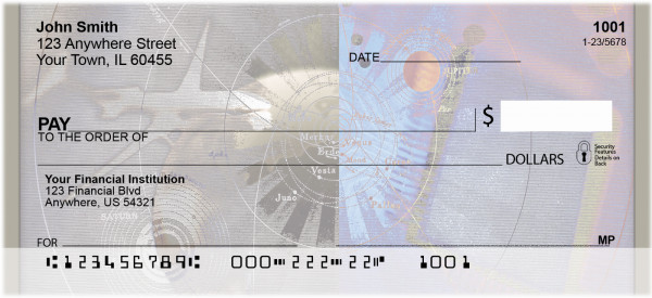 Space Age Travel Personal Checks | BBH-43