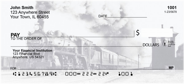 Greeting The Iron Horse Personal Checks | BBH-70