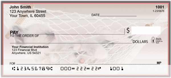Kittens In Hammocks Personal Checks | BBI-09