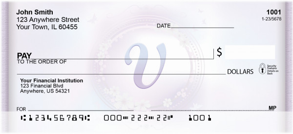 Window Of Spring Monogram V Personal Checks | BBJ-91